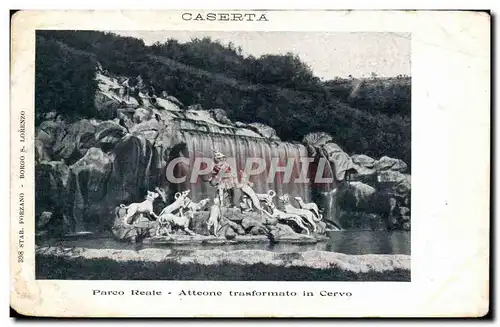 Cartes postales Caserta Parco Reale Atteone Transformato In Cervo