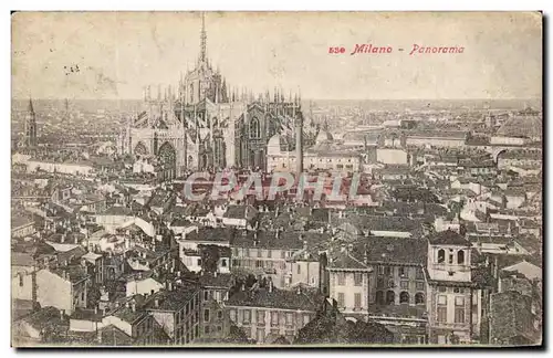 Cartes postales Milano Panorama