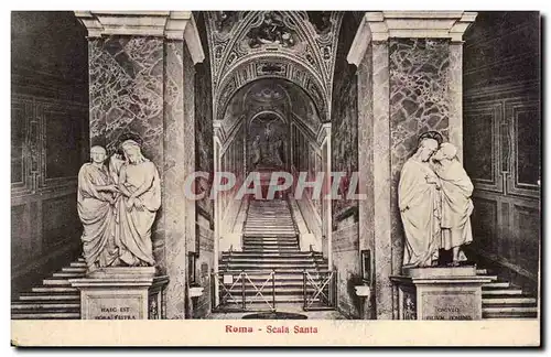 Cartes postales Roma Scala Santa