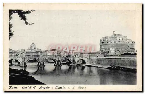 Cartes postales Roma Castel S Angela Cupala di S Pietro