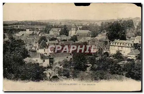 Cartes postales Salies de Bearn Vue Generale