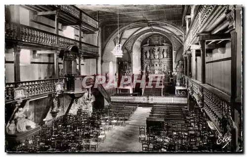 Ansichtskarte AK Pays Basque Interieur de l&#39Eglise d&#39Ascain