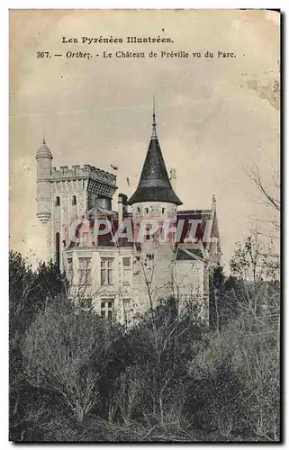 Ansichtskarte AK Les pyrenees Orthez le Chateau depreville Vu Du parc