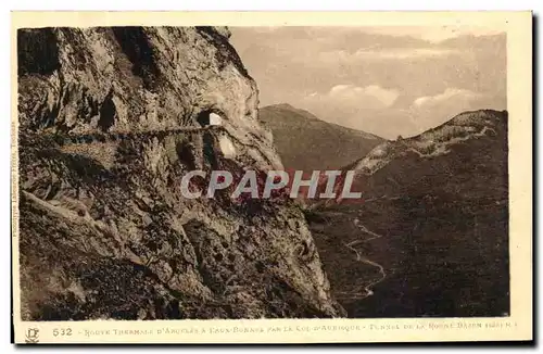 Cartes postales Route Thermale D'Argeles Eaux Bonnes Par Le Col D'Aubisque
