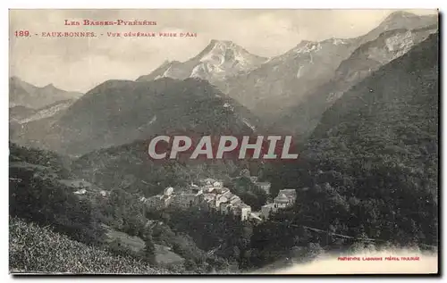 Ansichtskarte AK Les Basses Pyrenees Eaux Bonnes Vue Generale Prise D&#39Aas