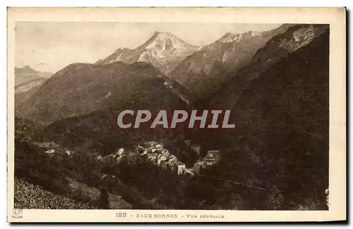 Cartes postales Eaux Bonnes Vue Generale