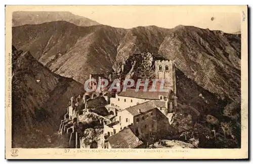Cartes postales Saint Martin De Canigou Ensemble De l'Abbaye