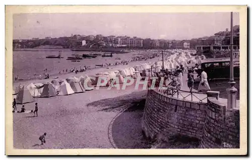 Cartes postales Saint Jean De Luz Vue de la Plage Prise du Rondpolnt de L&#39hotel d&#39Angleterre