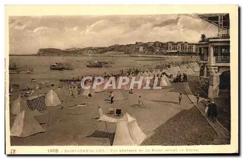 Cartes postales Saint Jean De Luz Vue Generale De La Plage