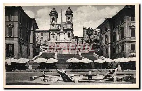 Cartes postales Roma Chiesa della Trinita del Monti