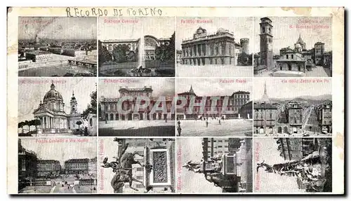 Cartes postales Recordo di Torino