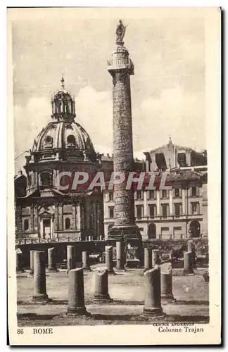 Cartes postales Rome Colonne Trajan