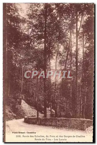 Ansichtskarte AK Route des Echelles du Frou et des Gorges de Chailles Les lacets