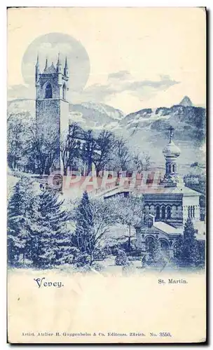 Cartes postales Vevey St Martin