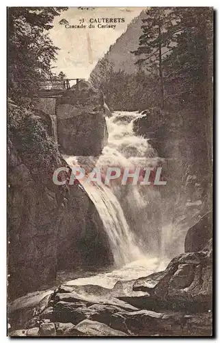 Cartes postales Cauterets Cascade du Cerisey