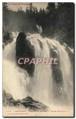 Ansichtskarte AK Cauterets Cascade De Lutour