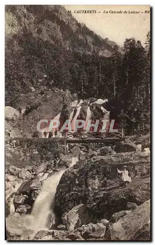 Ansichtskarte AK Cauterets La Cascade de Lutour