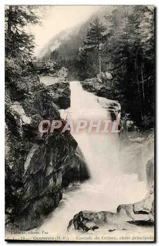 Ansichtskarte AK Cauterets Cascade du Cerisey Chute principale