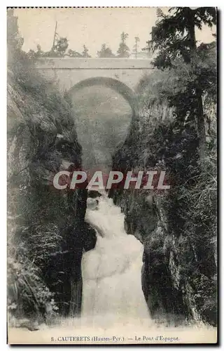 Cartes postales Cauterets Le Pont d&#39Espagne