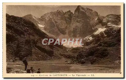 Ansichtskarte AK Environs de Cauterets Le Vignemale