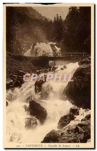 Ansichtskarte AK Cauterets Cascade de Lutour