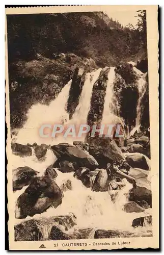 Ansichtskarte AK Cauterets Cascade de Lutour