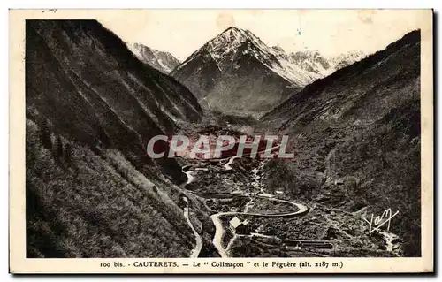 Ansichtskarte AK Cauterets Le Colimacon et le Peguere