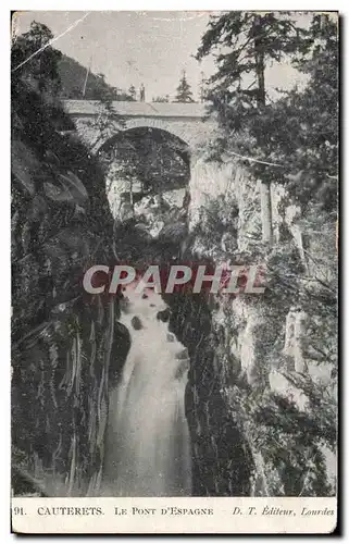 Cartes postales Cauterets Le Pont D&#39Espagne