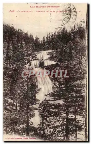 Cartes postales Cauterets Cascade Du Pont d&#39Espagne