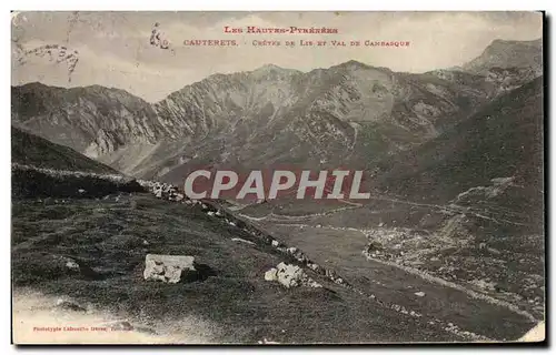 Cartes postales Cauterets Cretes de Lis et val de Cambasque