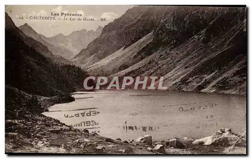 Cartes postales Les Pyrenees Cauterets Le Lac de Gaube