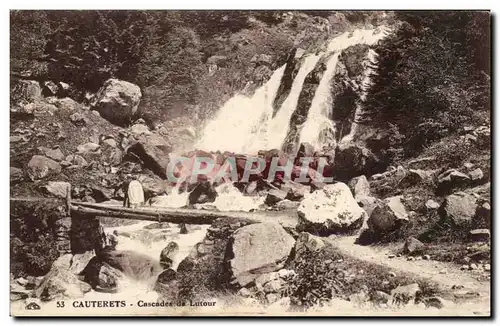 Ansichtskarte AK Cauterets Cascades de Lutour