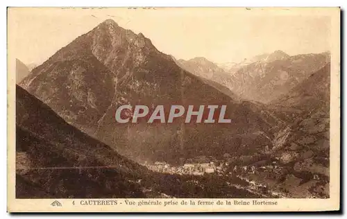 Ansichtskarte AK Cauterets Vue Generale prise de la ferme de la Reine Hortense