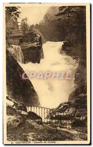 Cartes postales Cauterets Cascade du Cerisey