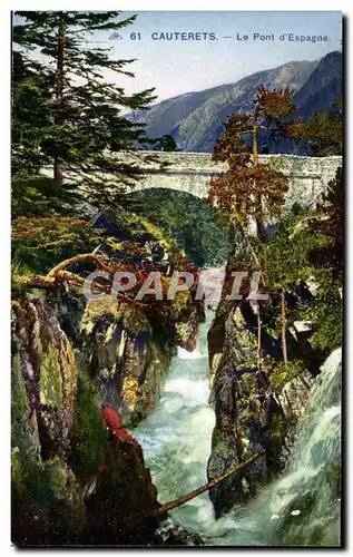 Cartes postales Cauterets Le Pont d&#39Espagne