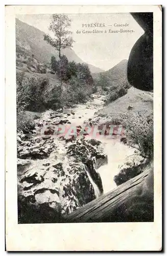 Ansichtskarte AK Pyremees Cascade du Gros Hetre a Eaux Bonnes