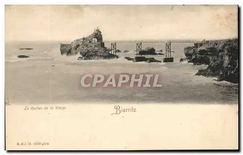 Cartes postales Biarritz Le Rocher de la Vierge