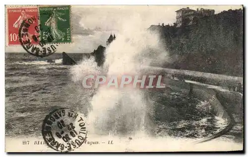 Cartes postales Biarritz Effet de Vagues