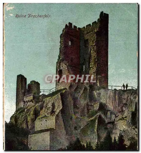 Cartes postales Ruiine Drachenfels
