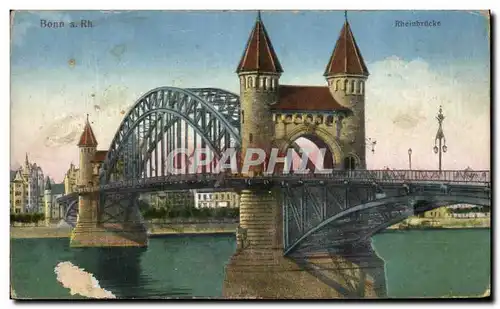 Cartes postales Bonn a Rh Rheinbrucke