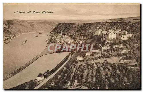 Cartes postales St Goar mit Ruine Rheinfels