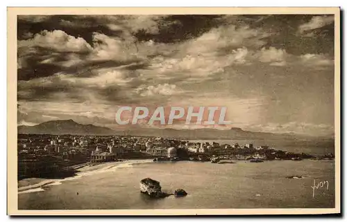 Cartes postales Biarritz Vue generale prise du phare