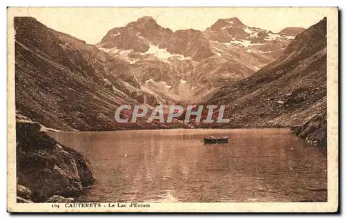 Cartes postales Cauterets Le Lac D&#39Estom