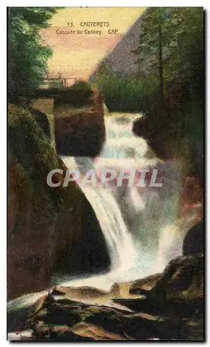 Cartes postales Cauterets Cascade Du Cerisey