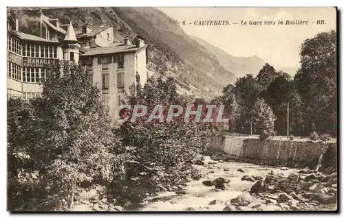 Cartes postales Cauterets Le Gave Vers La Raillere