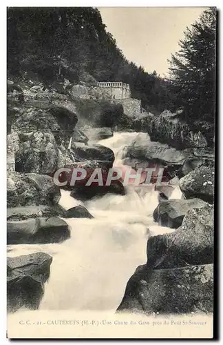 Cartes postales Cauterets Uno Chute Du Gave Pres Du Petit St Sauveur