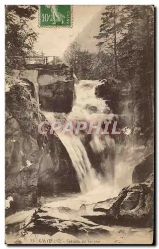 Ansichtskarte AK Cauterets Cascade Du Cerisey