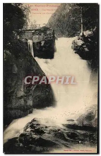 Ansichtskarte AK Les Hautes Pyrenees Cauterets Cascade De Cerisey