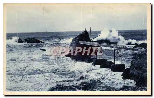 Cartes postales Biarritz Le Rocher de la Vierge