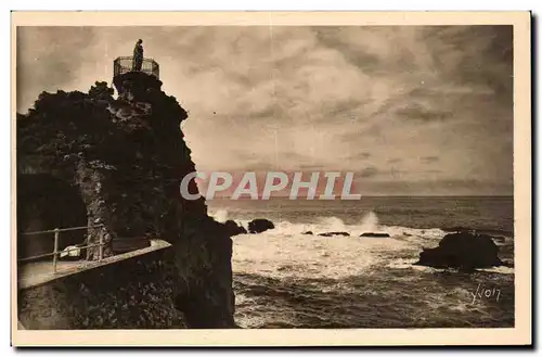 Cartes postales Biarritz Le Rocher de la Vierge